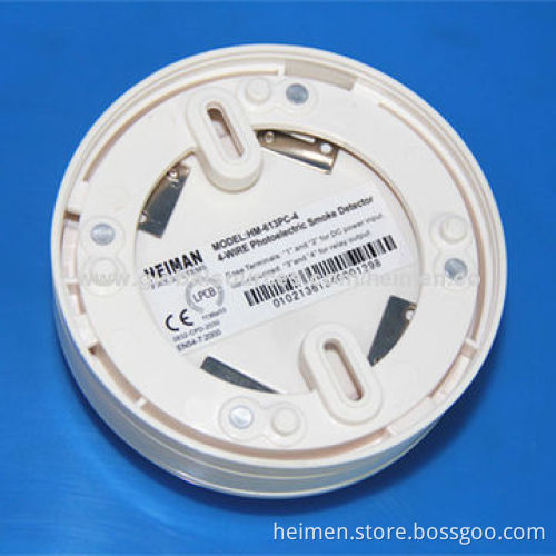 4-wire Network Photoelectric Smoke Sensor with flame retardant ABS shell and appearance patent